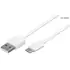 Goobay Hi-Speed Daten- / Ladekabel USB-A auf USB-C f�r HUAWEI Pura 80 Pro, 0.5m, White