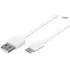 Goobay Hi-Speed Daten- / Ladekabel USB-A auf USB-C f�r HUAWEI Mate X7, 3m, White