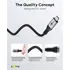 Goobay Daten- / Ladekabel USB-C (USB4 V2) f�r HUAWEI Pura 80 Pro, 1.5m, Textilmantel, bis 240W, Black, Abbildung 2