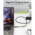 Goobay Daten- / Ladekabel USB-C (USB4 V2) f�r HUAWEI Pura 80 Pro, 1.5m, Textilmantel, bis 240W, Black, Abbildung 4