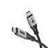 Goobay Daten- / Ladekabel USB-C (USB4 V2) f�r HUAWEI Pura 80 Pro, 1.5m, Textilmantel, bis 240W, Black, Abbildung 9
