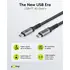 Goobay Daten- / Ladekabel USB-C , 1.8m, bis 240W, Textilummantelung, Black, Abbildung 1