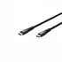 Goobay Daten- / Ladekabel USB-C f�r HUAWEI Mate X7, 0.5m, bis 60W, softe Textilummantelung, Black, Abbildung 1