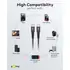 Goobay Daten- / Ladekabel USB-C f�r HUAWEI Mate X7, 0.5m, bis 60W, softe Textilummantelung, Black, Abbildung 3