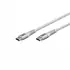 Goobay Daten- / Ladekabel USB-C f�r HUAWEI Mate X7, 0.5m, bis 60W, softe Textilummantelung, White, Abbildung 6