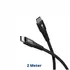 Goobay Daten- / Ladekabel USB-C f�r HUAWEI Mate X6, 2m, bis 60W, softe Textilummantelung, Black