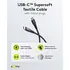 Goobay Daten- / Ladekabel USB-C f�r HUAWEI Mate X7, 3m, bis 60W, softe Textilummantelung, Black, Abbildung 2