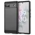 TPU Case (H�lle), Carbon-Style, black, f�r GOOGLE Pixel 6a