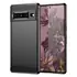 TPU Case (H�lle), Carbon-Style, black, f�r GOOGLE Pixel 7 Pro