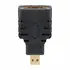 Goobay HDMI Adapter, 4K / 60 Hz, HDMI Buchse A auf HDMI Micro Stecker (Typ D), vergoldet