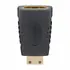 Goobay HDMI Adapter, 4K / 60 Hz, HDMI Buchse A auf HDMI Mini Stecker (Typ C), vergoldet