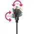 Goobay HDMI Kabel, 4k / 60Hz, 1.5m, Stecker / Stecker (360� drehbar), vergoldet, bis 18 Gbit/s, Black, Abbildung 1