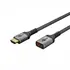 Goobay HDMI Premium-Verl�ngerungskabel, 8k / 60Hz, 2m, Stecker / Buchse, vergoldet, bis 48 Gbit/s, Textilkabel, black/silver, Abbildung 5