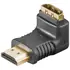 Goobay HDMI Winkel Adapter Stecker USB-A auf Buchse USB-A, 90 Grad