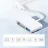 Joyroom Multiport OTG 4in1 Adapter, Lightning f�r APPLE iPhone 8 Plus, White, Abbildung 1
