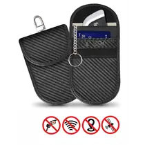 Anti-Diebstahl Autoschl�ssel-Etui, carbon-schwarz