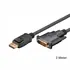 Goobay DVI auf DP (DisplayPort) Adapter-Kabel, 2m