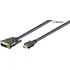 Goobay DVI auf HDMI Adapter-Kabel, 2m