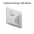 Goobay Kabelbinderhalter, 100 St�ck, selbstklebend, White, Abbildung 2