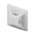 Goobay Kabelbinderhalter, 100 St�ck, selbstklebend, White
