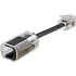 Goobay Untangler / Telefonh�rerkabel-Entwirrer (Anti-Twist-Adapter) f�r RJ10 Anschl�sse, Black / Transparent, Abbildung 1