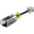 Goobay Untangler / Telefonh�rerkabel-Entwirrer (Anti-Twist-Adapter) f�r RJ10 Anschl�sse, Black / Transparent