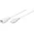 Goobay Kaltger�te Verl�ngerung, 2m, White