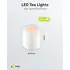 Goobay LED Teelichter Set mit 6 St�ck, inkl.aufladbaren Akkus + Fernbedienung, Abbildung 2