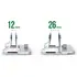 uGreen vertikaler Tablet / Laptop Tisch-St�nder f�r MacBook Zubeh�r , silver, Abbildung 3
