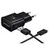 EP-TA200EBE Ladeger�t 230V, 2A f�r SAMSUNG SM-G955F Galaxy S8+, 2-teilig, Black
