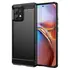 TPU Case (H�lle), Carbon-Style, black, f�r MOTOROLA Edge 40 Pro