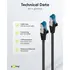 Goobay Patchkabel 5m, CAT 6A S/FTP (PIMF), Black, Abbildung 5