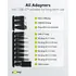 Goobay Universal Netzteil 100-240V, 27W (2.25A), 3-12V, black, Abbildung 2