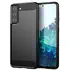 TPU Case (H�lle), Carbon-Style, black, f�r SAMSUNG Galaxy S21 FE 5G