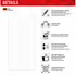 Displex Smart Glass (Hybrid-Schutzfolie) f�r SAMSUNG Galaxy A36 5G, Abbildung 1