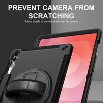JT Berlin Rugged Kickstand + Handstrap Case f�r SAMSUNG Galaxy Tab S9 Ultra, Black, mit S-Pen-Fach, Abbildung 8