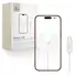 TechProtect A50 White, MagSafe Ladekabel f�r APPLE iPhone 17, 25 Watt, USB-C auf kabelloses MagSafe / Qi2 Ladesystem