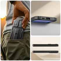 TechProtect Kevlar Cam+ Duo, passend f�r SAMSUNG Galaxy A57 5G , Black, Abbildung 4