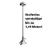 TechProtect L08S Bluetooth-Selfie-Stick, Stativ bis 141 cm , mit Fernbedienung, Abbildung 1