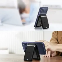 TechProtect MagWallet Stand, MagSafe-Tasche f�r 4 bis 5 Karten, passend f�r APPLE iPhone 18 Pro Max, black, Abbildung 2