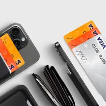 TechProtect MagWallet, MagSafe-Tasche f�r 2 bis 3 Karten, passend f�r APPLE iPhone 17, black, Abbildung 2