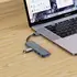 TechProtect USB 3.0 HUB, USB-A Stecker auf 4 x USB-A + 1x USB-C Buchse, Abbildung 2