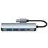 TechProtect USB 3.0 HUB, USB-A Stecker auf 4 x USB-A + 1x USB-C Buchse, Abbildung 4
