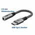 Goobay Audio Adapter USB-C Stecker auf 3.5mm Klinke f�r HUAWEI Mate X7, black, Abbildung 1