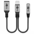 Goobay Audio Adapter USB-C Stecker auf 3.5mm Klinke f�r HUAWEI Pura 80 Pro, black, mit zus�tzlicher USB-C Ladem�glichkeit!, Abbildung 3