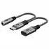 Goobay Audio Adapter USB-C Stecker auf 3.5mm Klinke f�r HUAWEI Pura 80 Pro, black, mit zus�tzlicher USB-C Ladem�glichkeit!