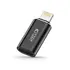 Adapter f�r APPLE iPhone Xs MAX von Lightning (Stecker) auf USB-C (Buchse), Farbe: Black, Abbildung 2