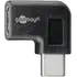 Goobay Adapter 90� FLACH, von USB-C Buchse auf USB-C Stecker, Farbe: Black, Abbildung 1