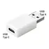 Goobay Adapter von USB-C Buchse auf USB-A Stecker, Farbe: White