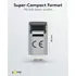 Goobay Winkel-Adapter / Verbinder 90� L-Form l�ngs f�r HUAWEI Mate X7 von USB-C Stecker auf USB-C Buchse, Farbe: Silver, Abbildung 1